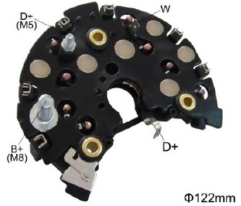 {Katagori} / DİYOT TABLASI BOSCH TİP 122MM MERCEDES E200 VİTO SSYONG RB29H IBR834 IBR824 REC262 REC261 ARC0041  