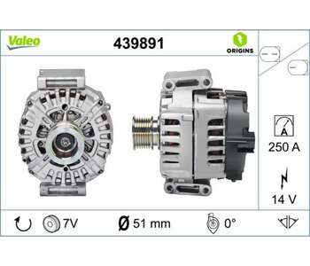 {DepartmanAdi} / ALTERNATÖR 250A VALEO TİP LIN MERCEDES E CLASS GL CLASS GLE X166 M CLASS  {Ozet}