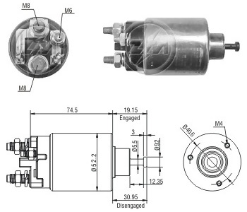 {DepartmanAdi} / MARŞ OTOMATİĞİ 12V DELCO TİP MOTOGRAF 3 DELİK FORD RANGER ESCORT MONDEO DUCATO DAEWO OPEL ASTRA J {Ozet}