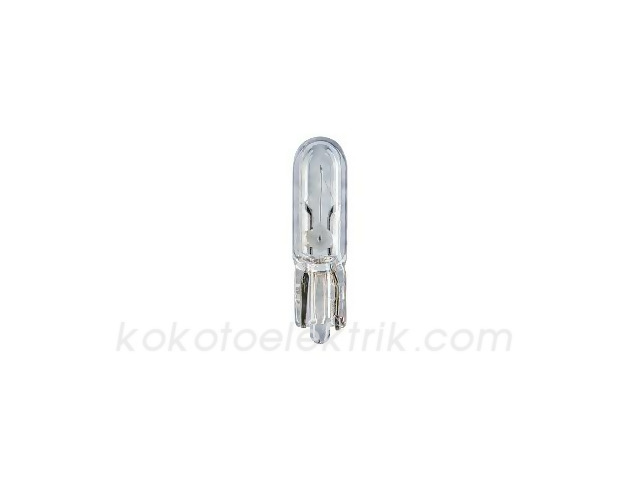 TOSHIBA-5301 12V DİPSİZ AMPUL 1.2W T5              TUNGSRAM  42799----5301 