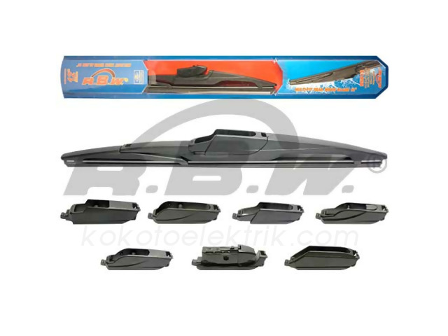 RBW-95012 SİLGİ SÜPÜRGESİ 30CM-----------{12-------} RBW ARKA PLATİK MULTI FIT  7 ADAPTÖRLÜ  